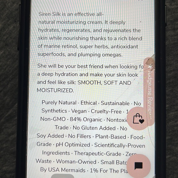 Earth Harbor Silk Siren multitasking hydration cream sea retinol +super herbs - Picture 6 of 10